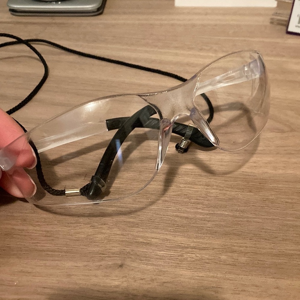 Clear Safety glasses!